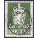 Norge. Tjenste. 1976-82. 2 kr. AFA nr. 115 **    / st.