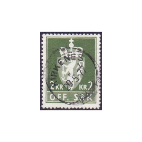 Norge. Tjenste. 1976-82. 2 kr. AFA nr. 115 **    / st.