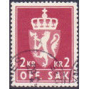 Norge. Tjenste. 1976-82. 2 kr. AFA nr. 116 **    / st.