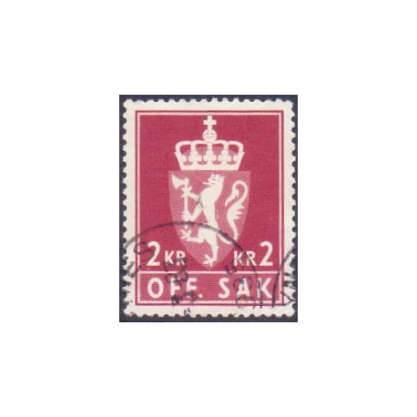 Norge. Tjenste. 1976-82. 2 kr. AFA nr. 116 **    / st.