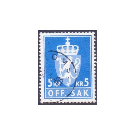 Norge. Tjenste. 1976-82. 5 kr. AFA nr. 119**    / st.
