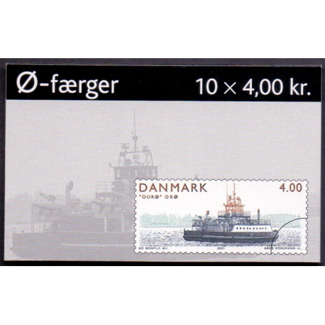 Danmark frimærkehæfte 2001. Ø-færger AFA S118