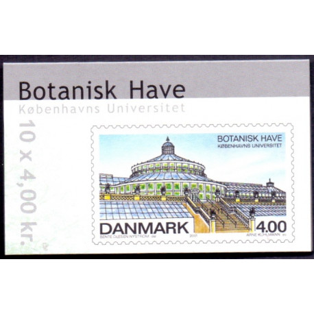 Danmark frimærkehæfte 2001. Botanisk Have AFA S112