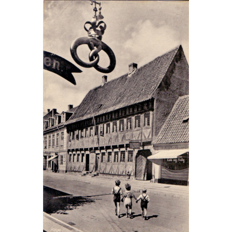 4600. Køge. med butikker, brugt (R. Olsen 7115)