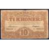 Danmark. 10 kr. Sieg 104 DOP 119 Pick 26 1937 K