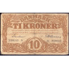 Danmark. 10 kr. Sieg 104 DOP 119 Pick 26 1939 N  VF