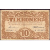 Danmark. 10 kr. Sieg 104 DOP 119 Pick 26 1939 N  VF