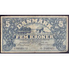 Danmark. 5 kr. Sieg 102 DOP 123 Pick 30 1942 J VF