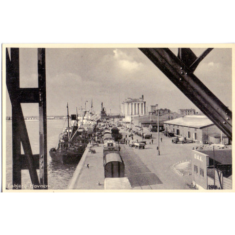 Esbjerg. Havnen, ubrugt (Stenders)