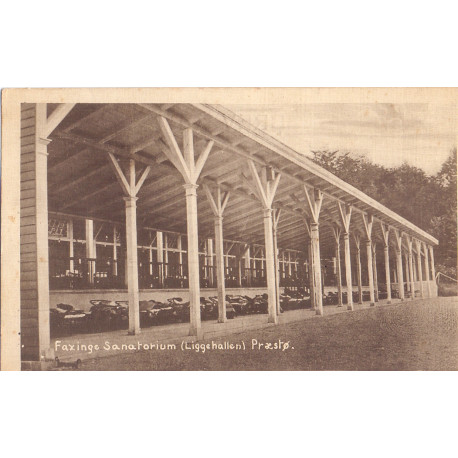 Præstø. Faxinge Sanatorium (Liggehallen) ubrugt (Henbøll)