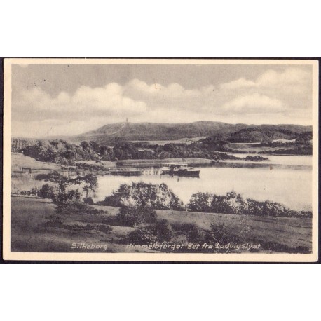 8600. Silkeborg. Himmelbjerget set fra Ludvigslyst, brugt (Kjærgaard 2403)