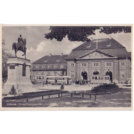Odense. Hovedbanegaarden, ubrugt (Stenders)