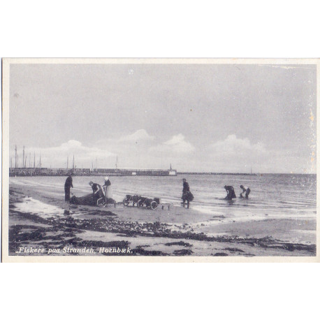 Hornbæk. Fiskere på Stranden, ubrugt (Andersen)