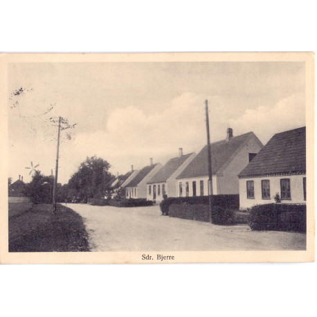 Sdr. Bjerre, bymotiv, brugt (?)