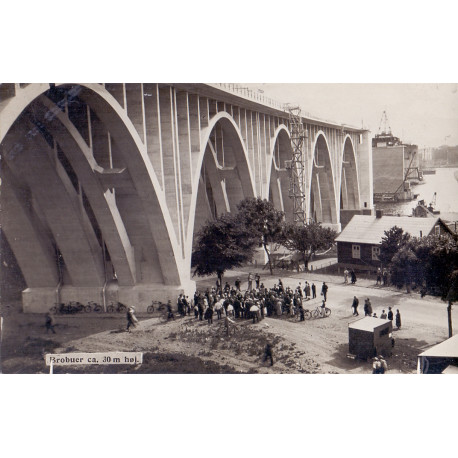 Lillebæltsbroen. Brobuer, ubrugt (fotokort)