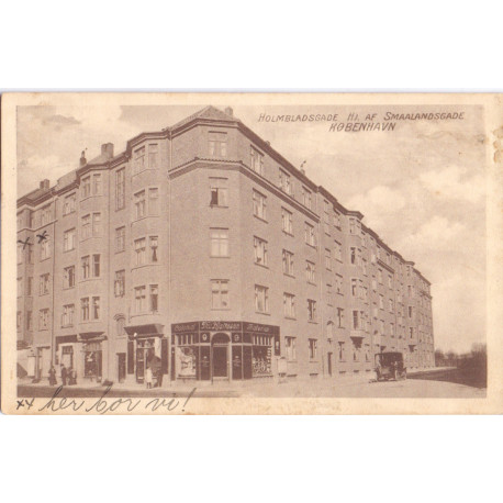 København. Holmbladsgade Hj. af smaalandsgade, brugt (Hjaltason)