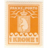 Grønland/Greenland 1930. 1 kr. Orange. AFA nr. 11 postfrisk stemplet