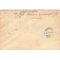 1917. Adressekort med Chr. X 35 Øre til København, med AFA nr. 68, og 3-stribe nr. 69