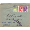 1940. Brev til Holland med AFA nr 252,253 og 183 fra København "Postverkehr eingestellt zurück"