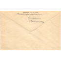 1917. Adressekort/Postopkrævning med Chr. X 5x10 Øre AFA nr 69 til Skaarup