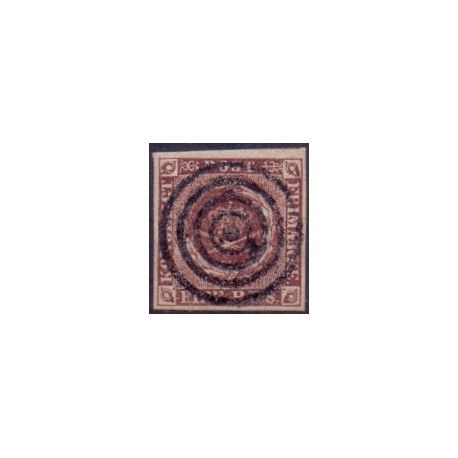 1851 4 Rbs.Thiele Ia, pl I. nr 55. PRAGTEKSEMPLAR attest CAM