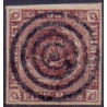 1851 4 Rbs.Thiele Ia, pl I. nr 55. PRAGTEKSEMPLAR attest CAM