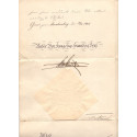 Kongebrev Chr. X. med segl dateret den 13/11 1918