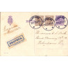 1923. Ekspress  15 øres brevkort, opfrankeret med 2x 20 øre nr. 125, fra Hjørring til københavn 