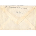 VAAG. 1945. Brev med 25 Øre Chr X. til Thorshavn stemplet VAAG 13.12.45