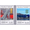 2015. 3,00-18,50 Kr. Minedrift VI. AFA nr. 697-98 postfrisk  stemplet