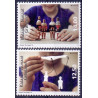2015. 12,50-14,00 Kr. Dr. Europamærker / CEPT. AFA nr. 700-01 postfrisk  stemplet