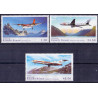 2015. 1,00-45,00 Kr. Civil luftfartshistorie. AFA nr. 702-04 postfrisk  stemplet
