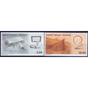 2015. 11,00 Kr. Grønlandsk arkitektur I. AFA nr. 708-09 postfrisk  stemplet FDC