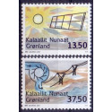 2015. 13,50-37,50 Kr. Vedvarende energi I. AFA nr. 714-15 postfrisk  stemplet FDC