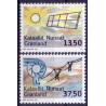 2015. 13,50-37,50 Kr. Vedvarende energi I. AFA nr. 714-15 postfrisk  stemplet FDC