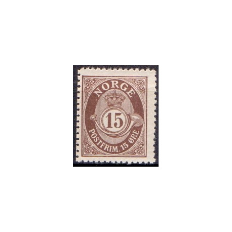 Norge. 1917-19. Suppleringsværdi 15 øre. AFA nr. 93 **