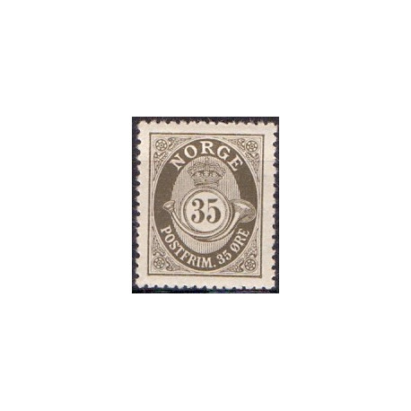 Norge. 1917-19. Suppleringsværdi 35 øre. AFA nr. 94 **