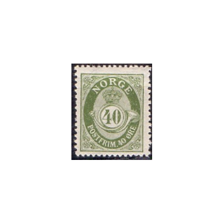 Norge. 1917-19. Suppleringsværdi 40 øre. AFA nr. 95 **