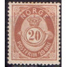 Norge. 1882. 20 Øre. AFA nr. 39 ** Postfrisk ubrugt stemplet st.
