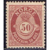 Norge. 1893-98. 50 Øre, tk. 14½x13½, AFA nr. 60B **  Postfrisk ubrugt stemplet st.