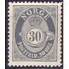 Norge. 1907. 30 Øre. tk. 14½x13½ AFA nr. 66 **  Postfrisk ubrugt stemplet st.