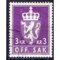 Norge. Tjenste. 1976-82. 3 kr. AFA nr. 117 **    / st.