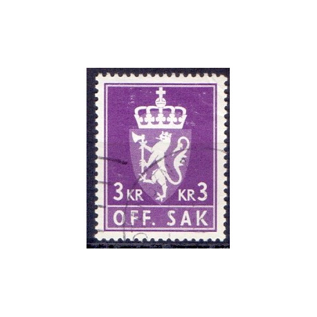 Norge. Tjenste. 1976-82. 3 kr. AFA nr. 117 **    / st.