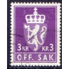 Norge. Tjenste. 1976-82. 3 kr. AFA nr. 117 **    / st.