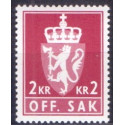 Norge. Tjenste. 1976-82. 2 kr. AFA nr. 116 **    / st.