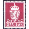 Norge. Tjenste. 1976-82. 2 kr. AFA nr. 116 **    / st.