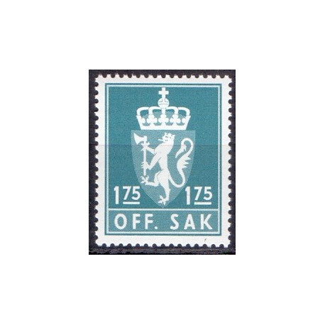 Norge. Tjenste. 1976-82. 1,75 kr. AFA nr. 114 **    / st.