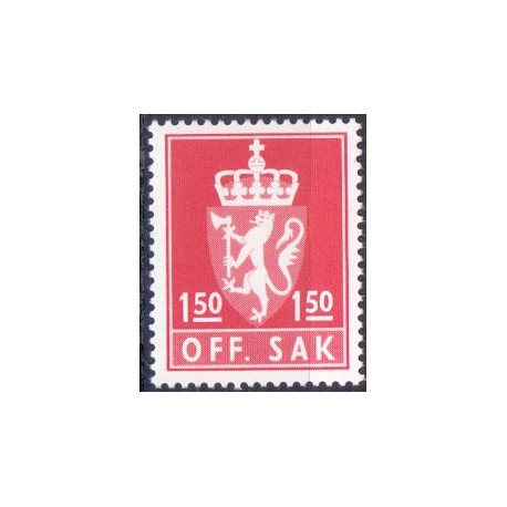 Norge. Tjenste. 1976-82. 1,50 kr. AFA nr. 113 **    / st.