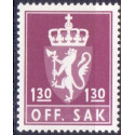 Norge. Tjenste. 1976-82. 1,30 kr. AFA nr. 112 **     / st.