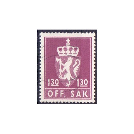 Norge. Tjenste. 1976-82. 1,30 kr. AFA nr. 112 **     / st.